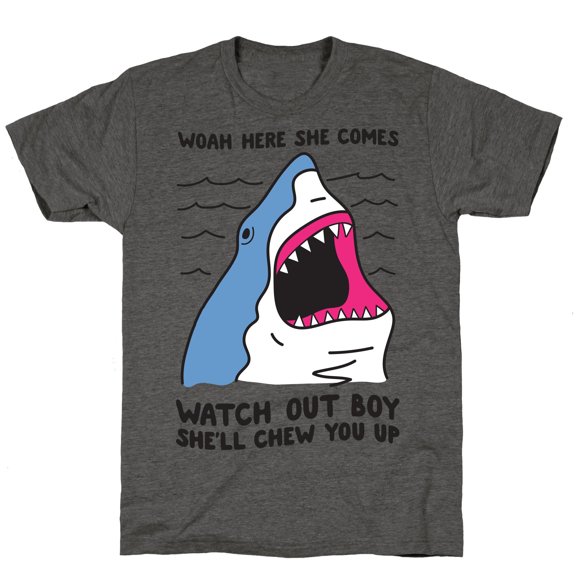 Maneater Shark Unisex Triblend Tee
