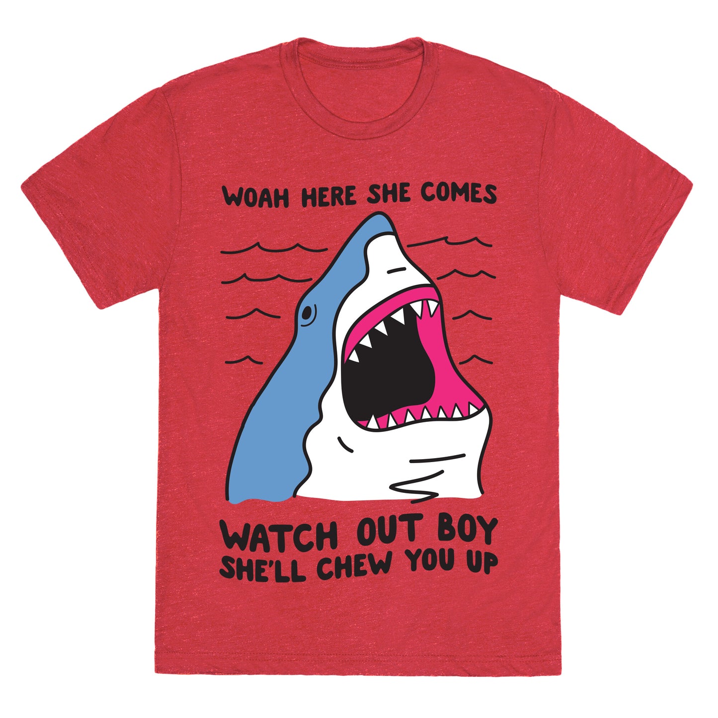 Maneater Shark Unisex Triblend Tee