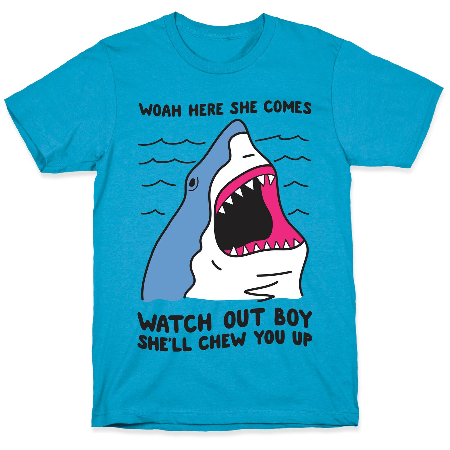 Maneater Shark Unisex Triblend Tee