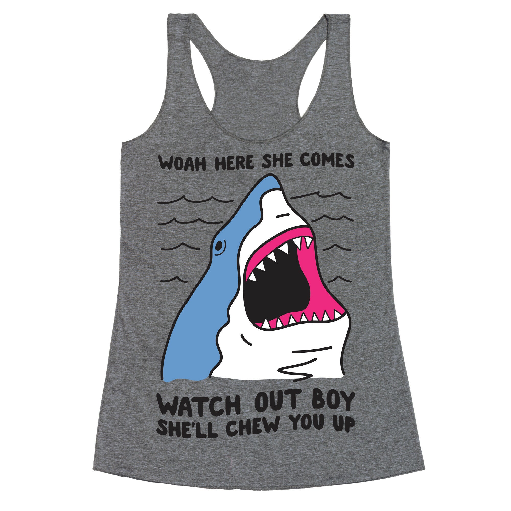 Maneater Shark Racerback Tank
