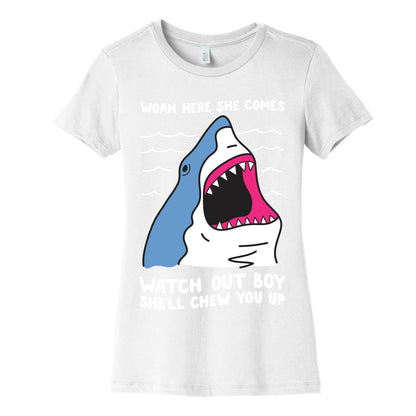 Maneater Shark Women's Cotton Tee