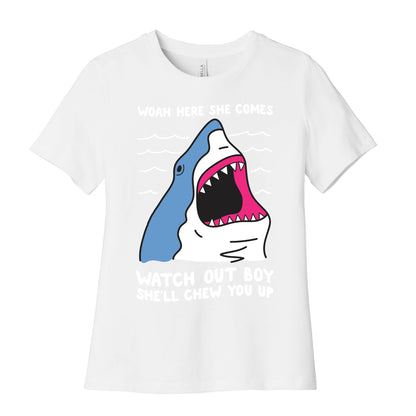 Maneater Shark Women's Cotton Tee