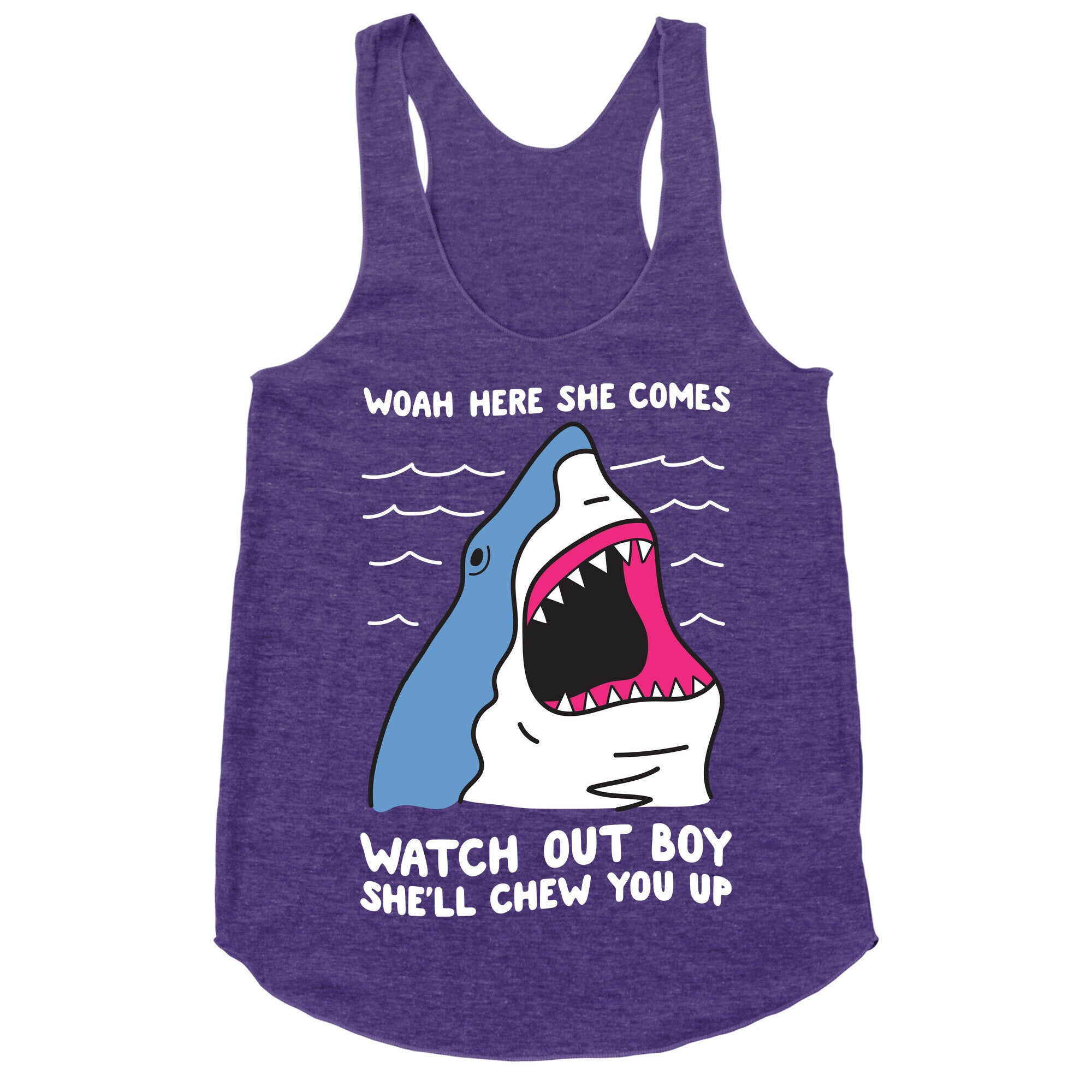 Maneater Shark Racerback Tank
