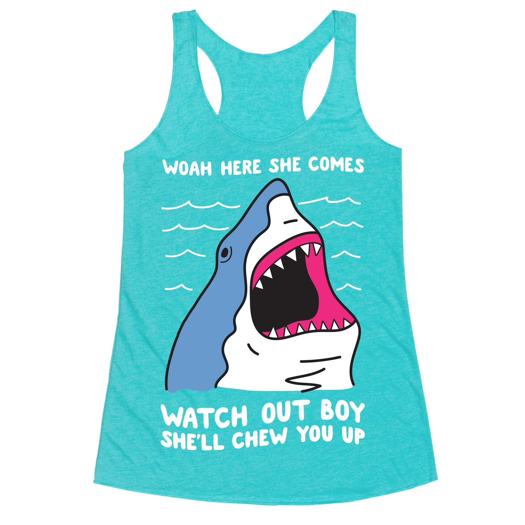 Maneater Shark Racerback Tank