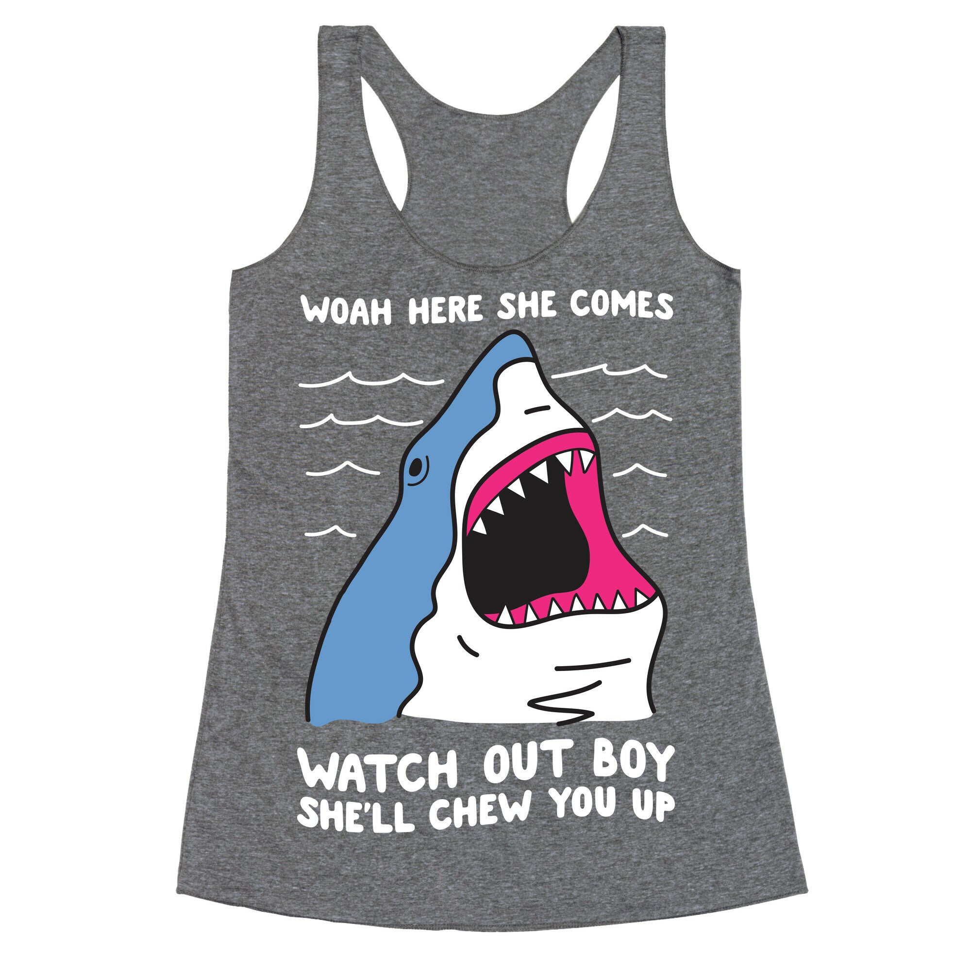 Maneater Shark Racerback Tank