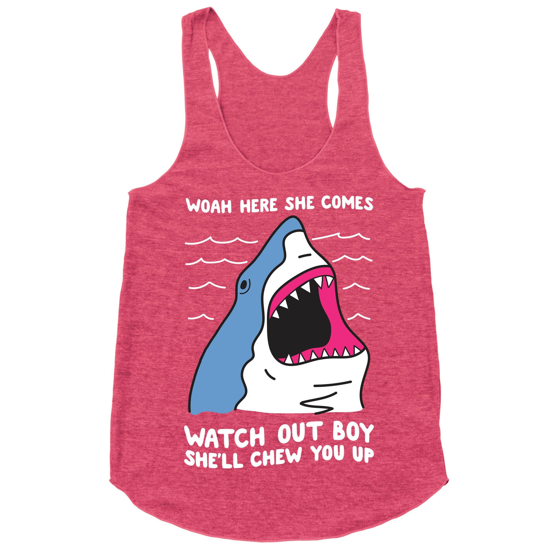 Maneater Shark Racerback Tank