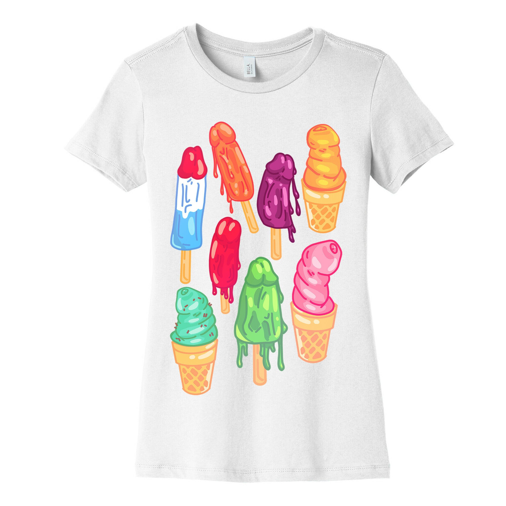Popsicle Penises Women's Cotton Tee