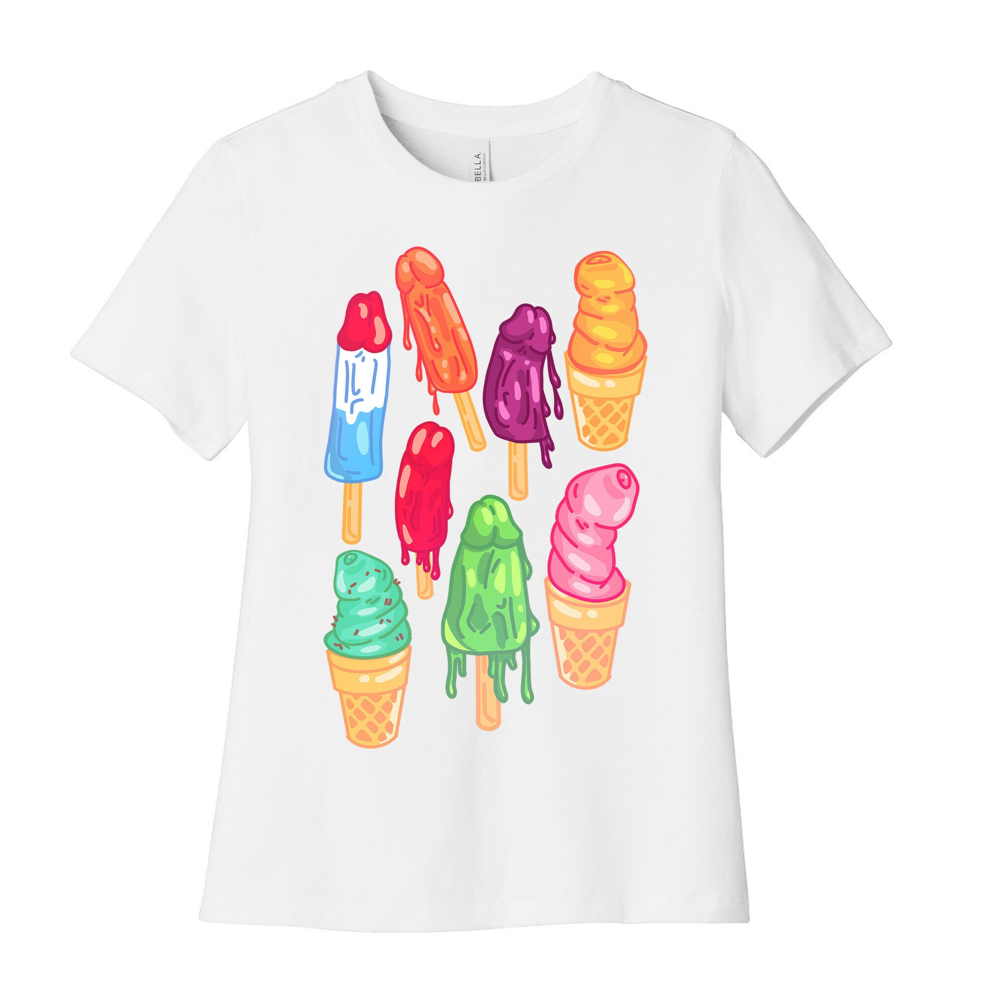Popsicle Penises Women's Cotton Tee