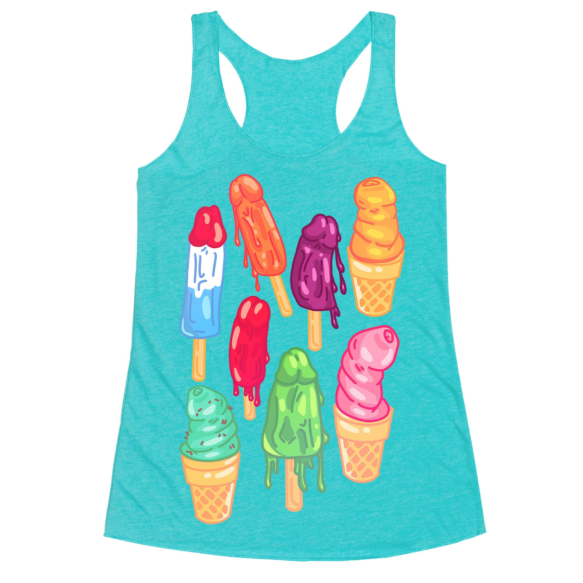 Popsicle Penises Racerback Tank