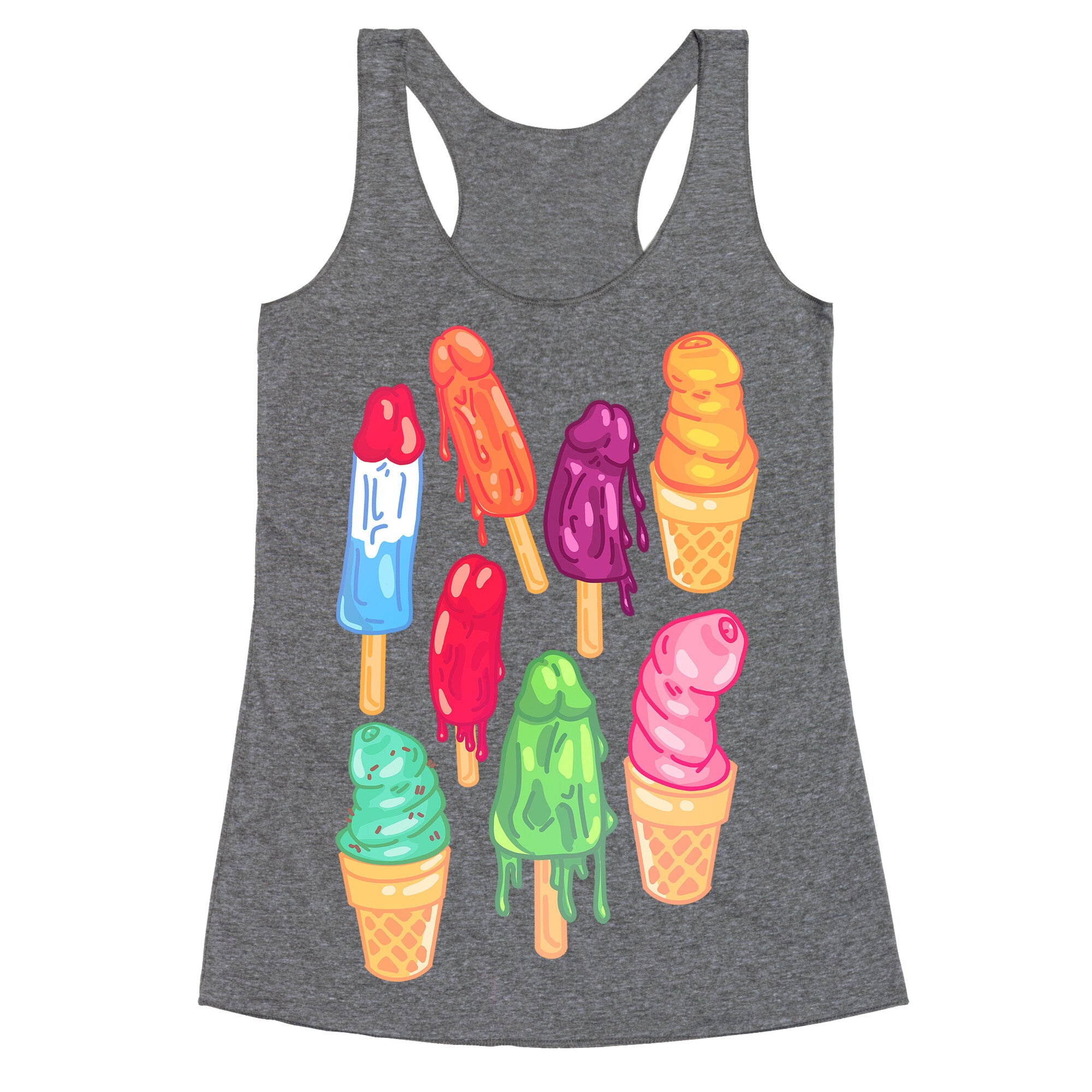 Popsicle Penises Racerback Tank