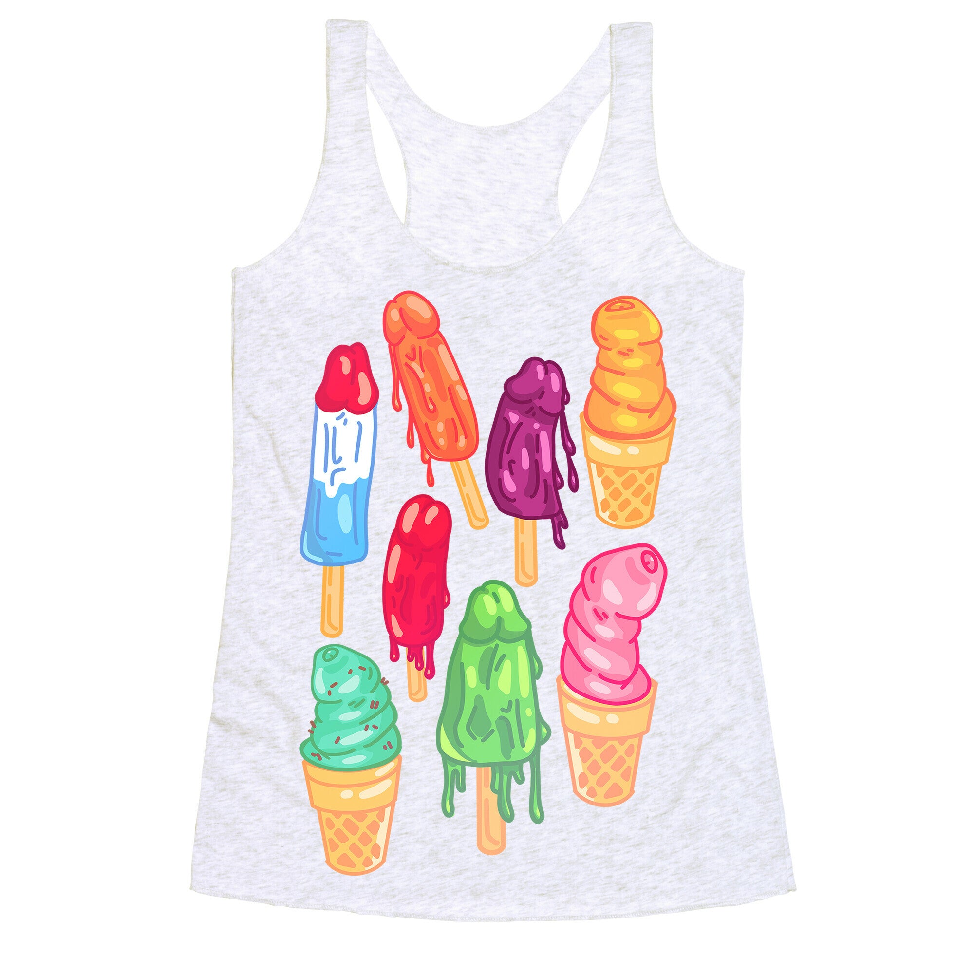 Popsicle Penises Racerback Tank