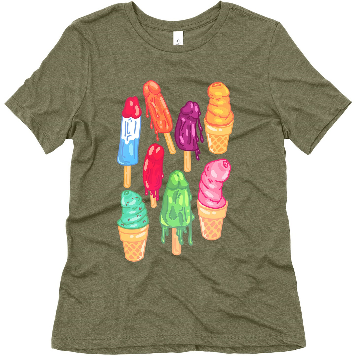 Popsicle Penises Women's Triblend Tee