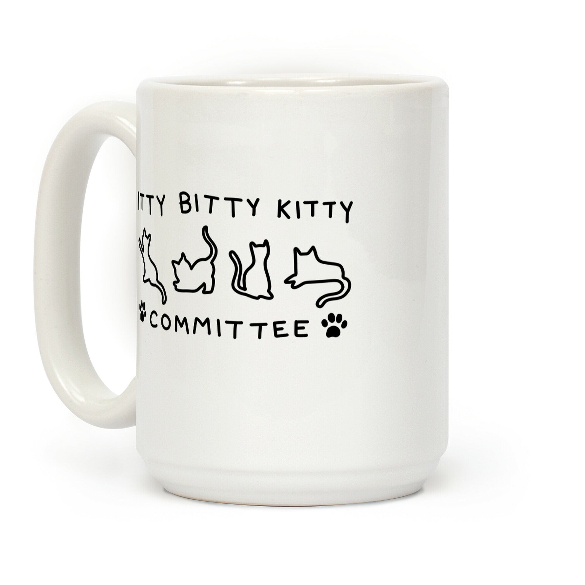 Itty Bitty Kitty Committee Coffee Mug