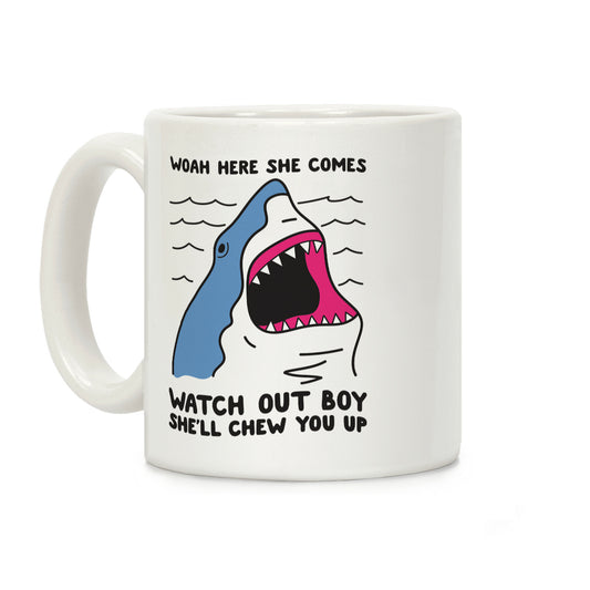 Maneater Shark Coffee Mug