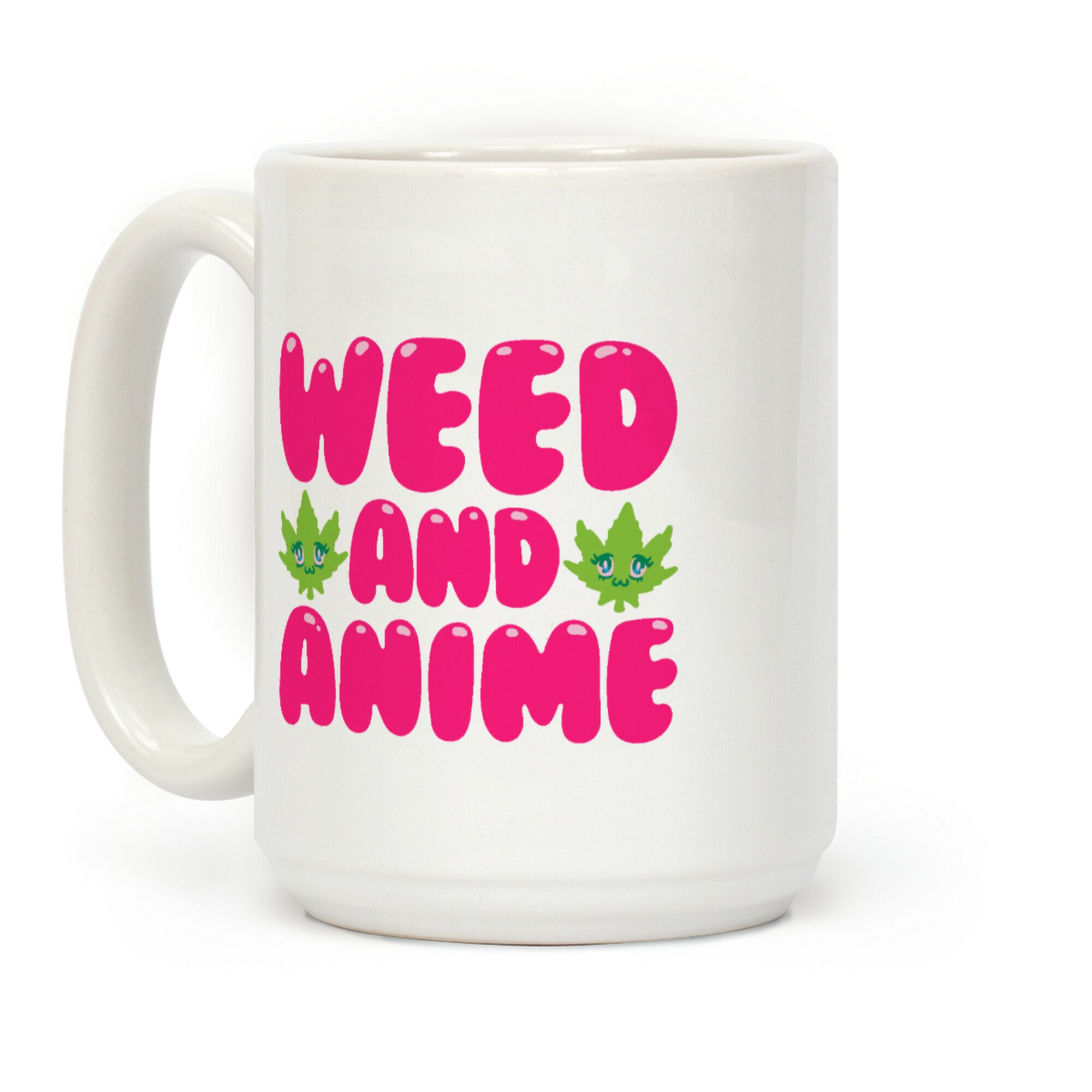 Weed And Anime Coffee Mug