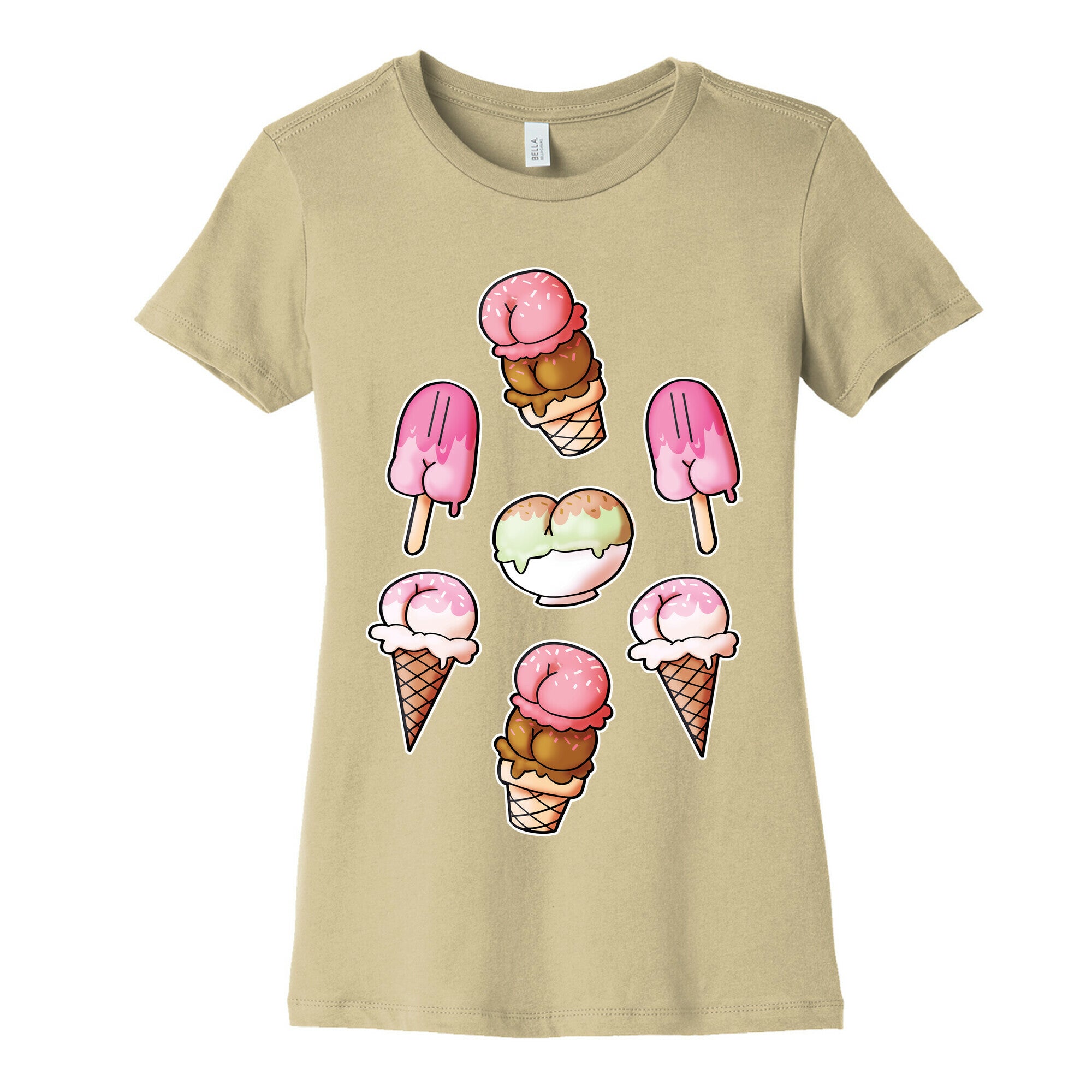 Ice Cream Butts Women's Cotton Tee