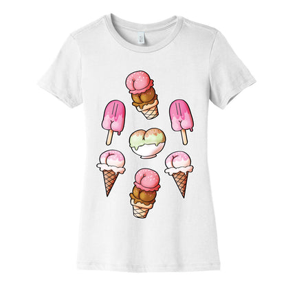 Ice Cream Butts Women's Cotton Tee