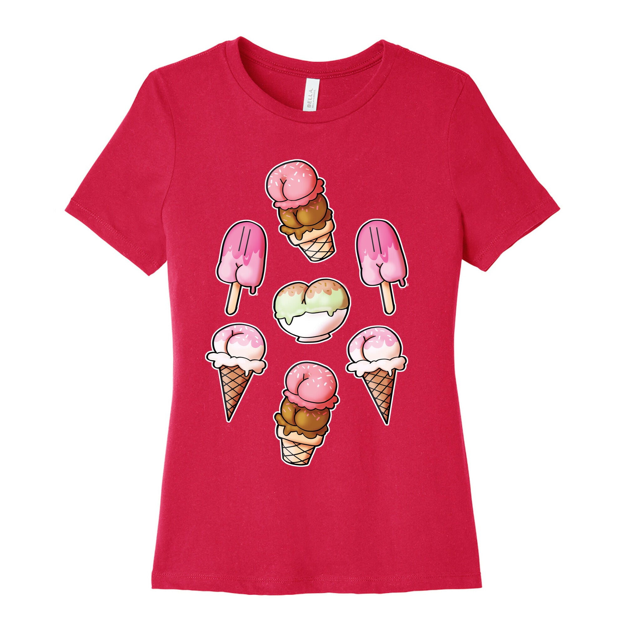 Ice Cream Butts Women's Cotton Tee