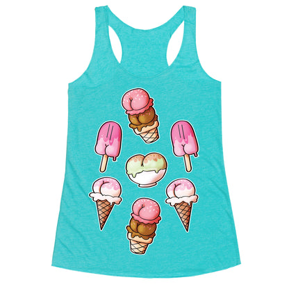 Ice Cream Butts Racerback Tank