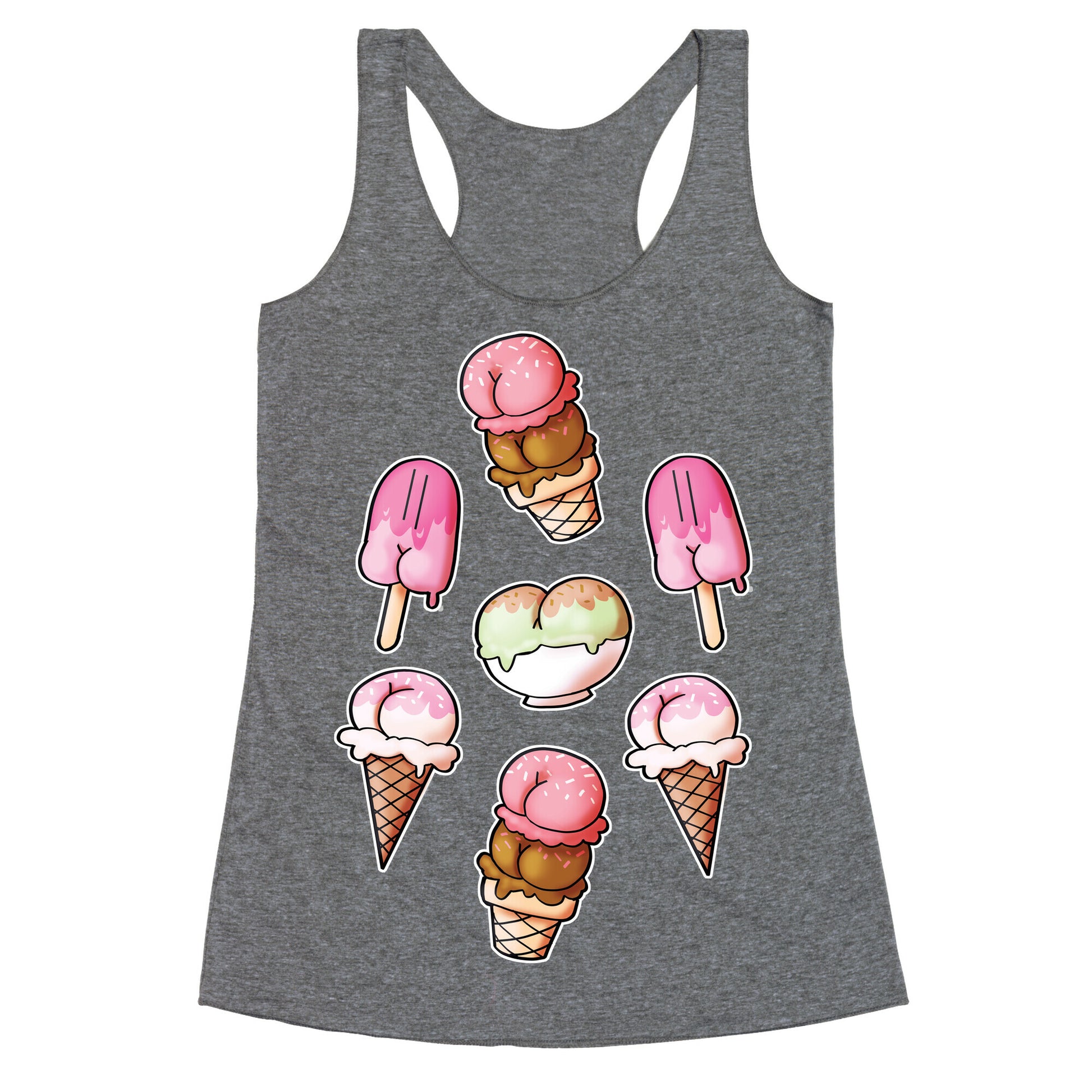 Ice Cream Butts Racerback Tank