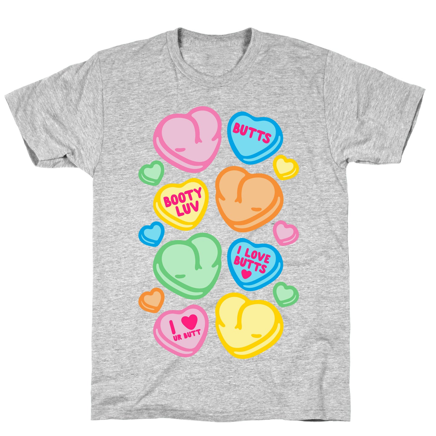 Candy Heart Butts T-Shirt