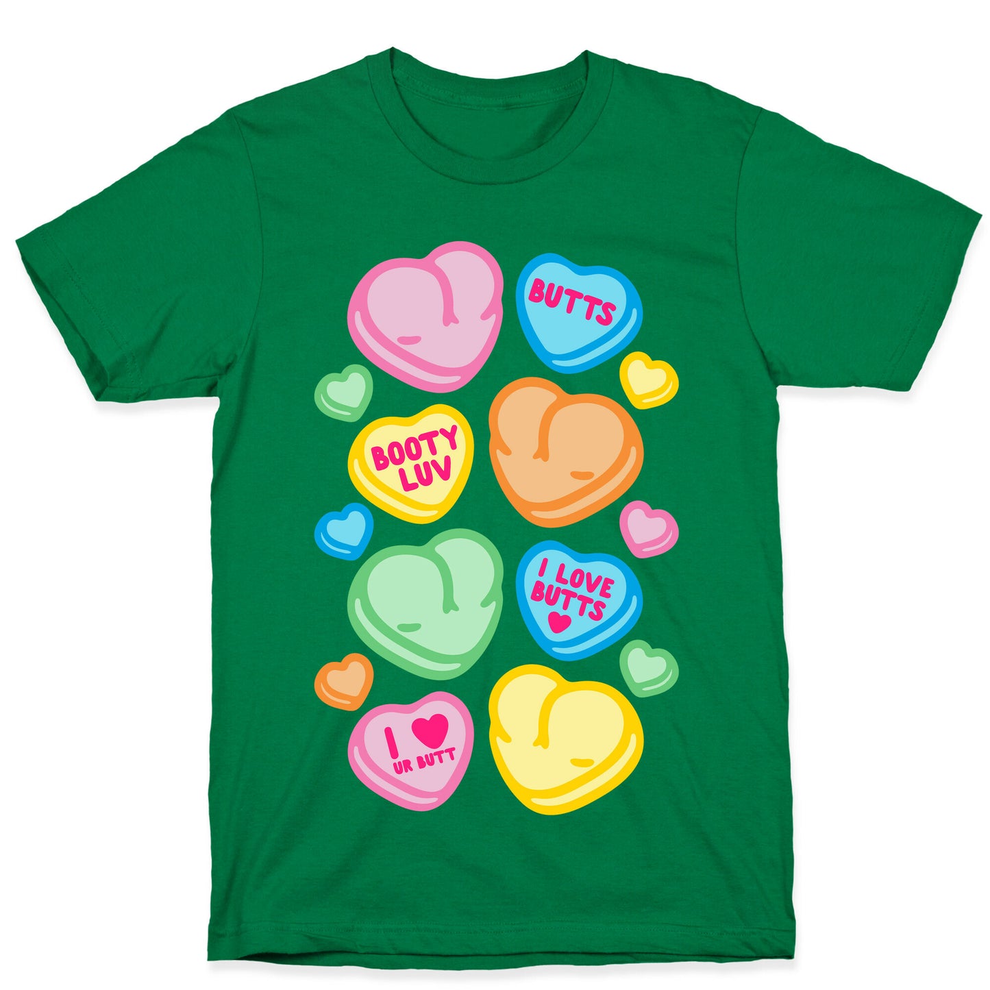 Candy Heart Butts T-Shirt