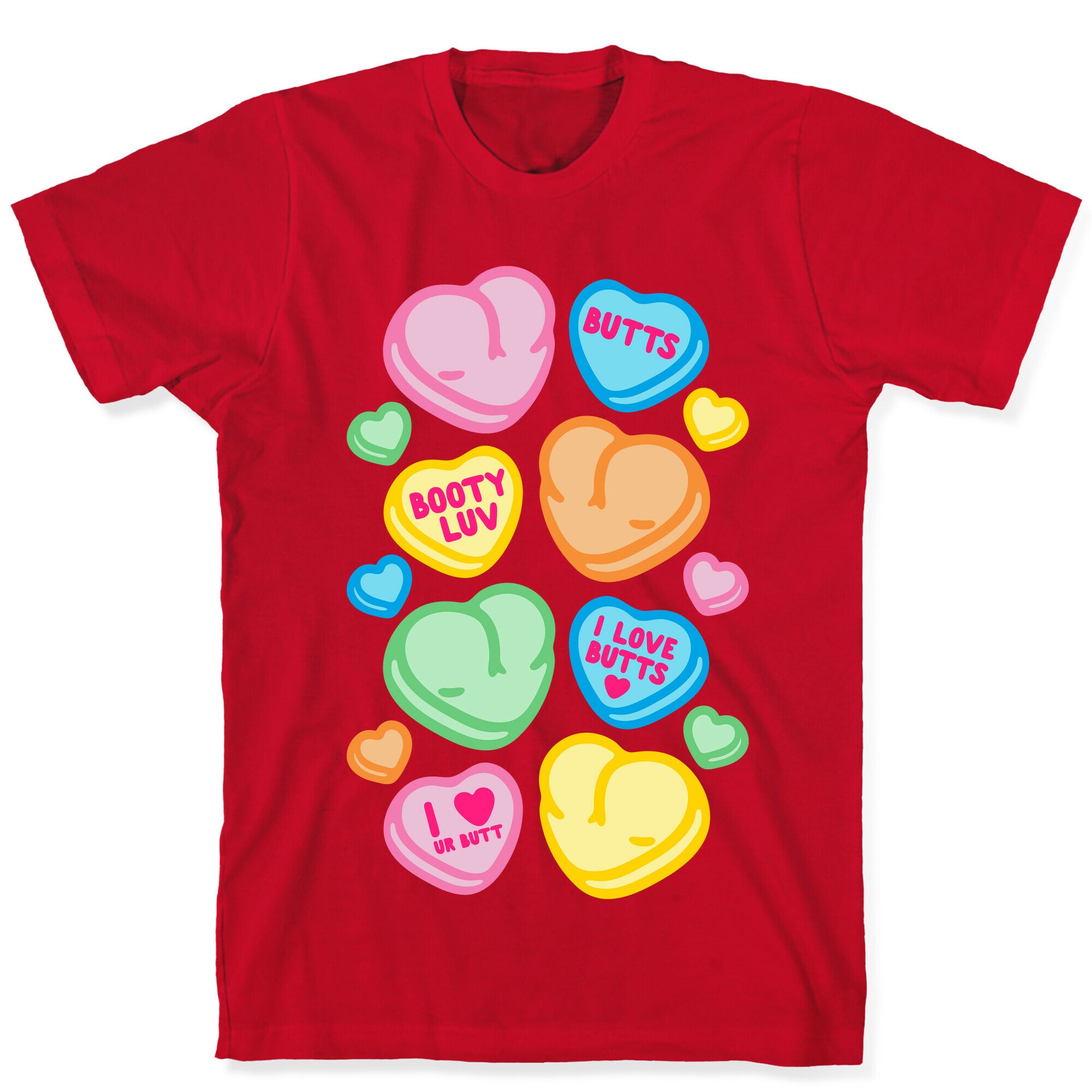 Candy Heart Butts T-Shirt