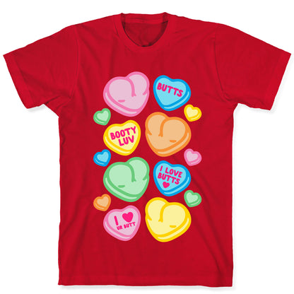 Candy Heart Butts T-Shirt
