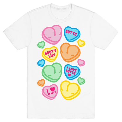 Candy Heart Butts T-Shirt