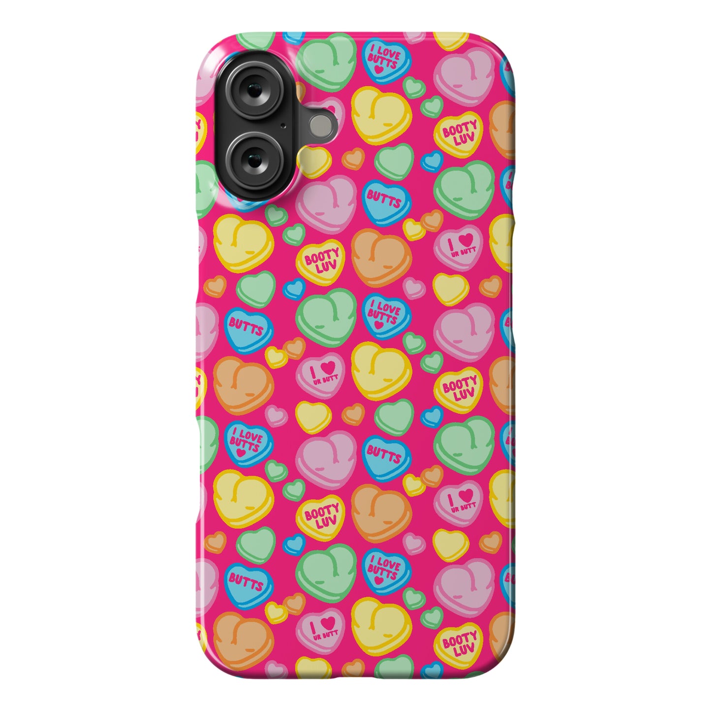 Candy Heart Butts Phone Case