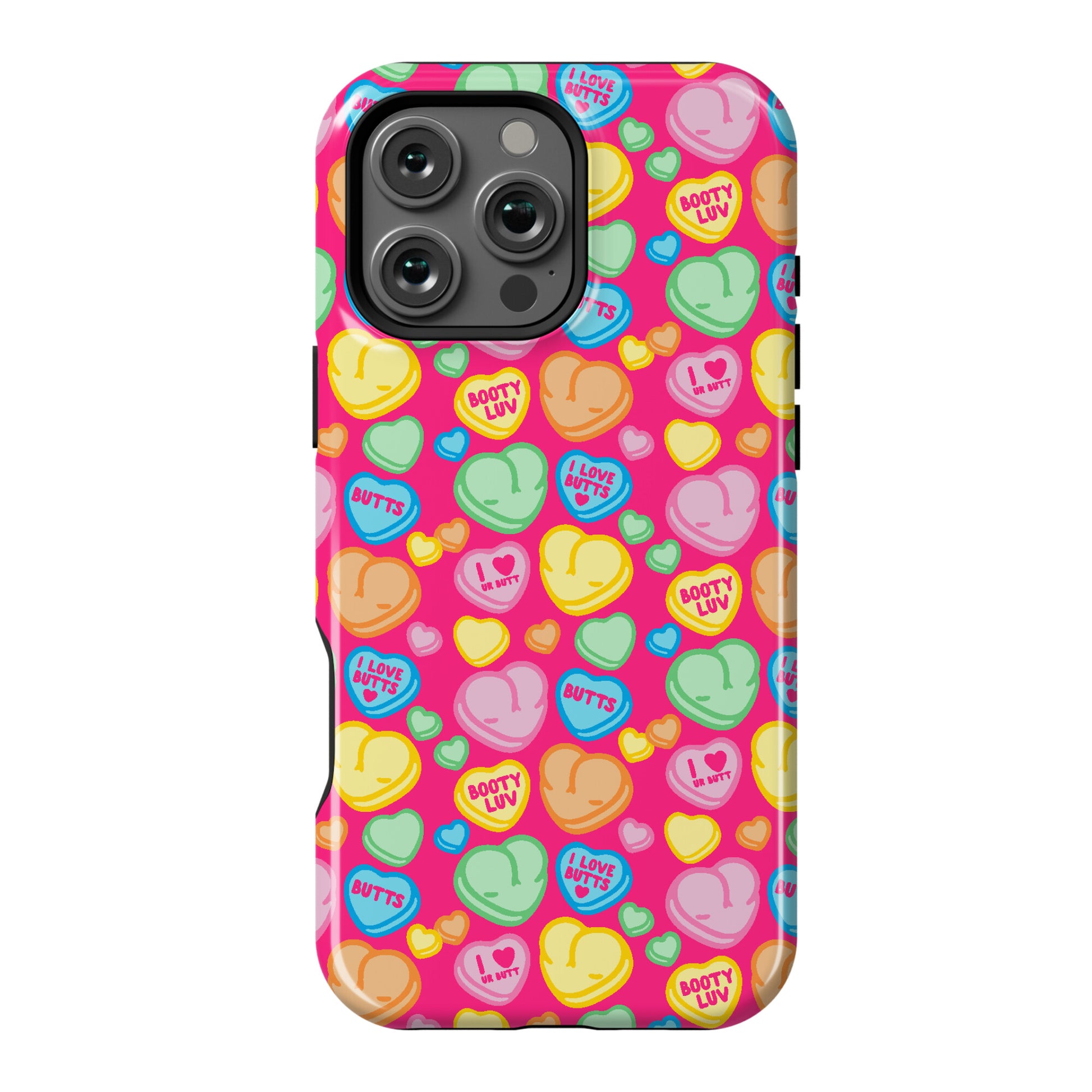 Candy Heart Butts Phone Case