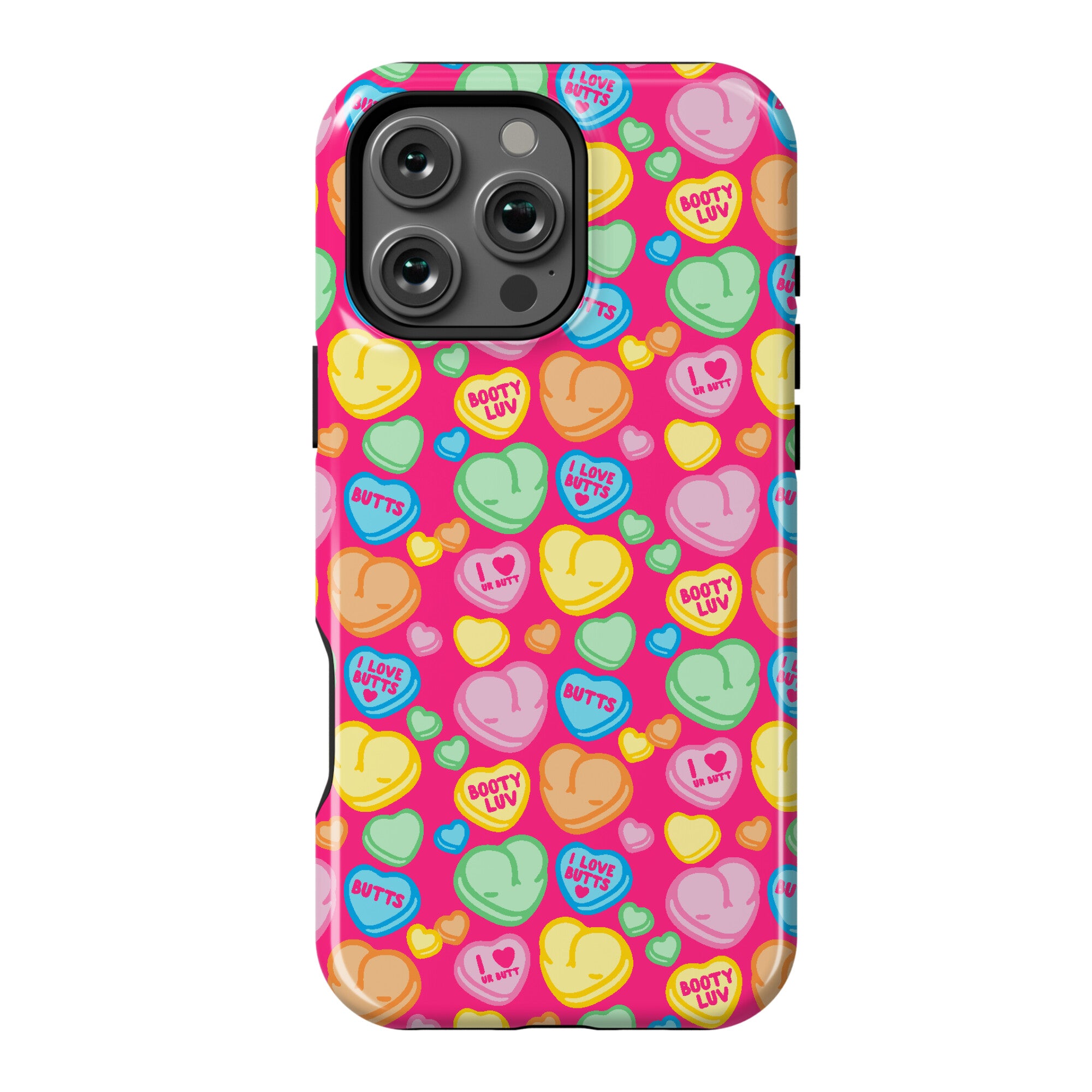 Candy Heart Butts Phone Case