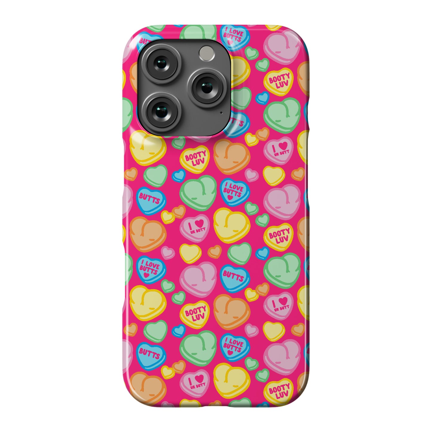 Candy Heart Butts Phone Case