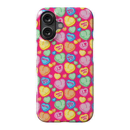 Candy Heart Butts Phone Case