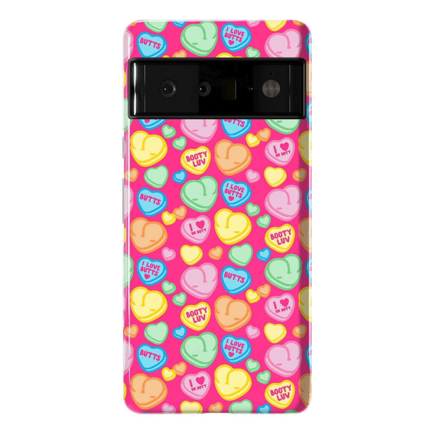 Candy Heart Butts Phone Case