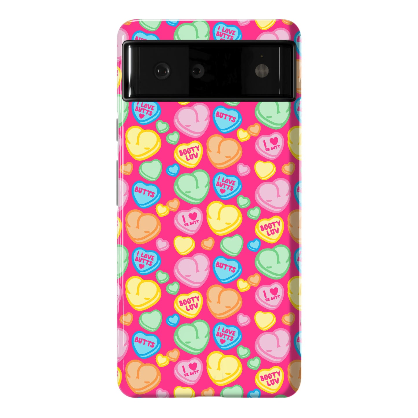 Candy Heart Butts Phone Case