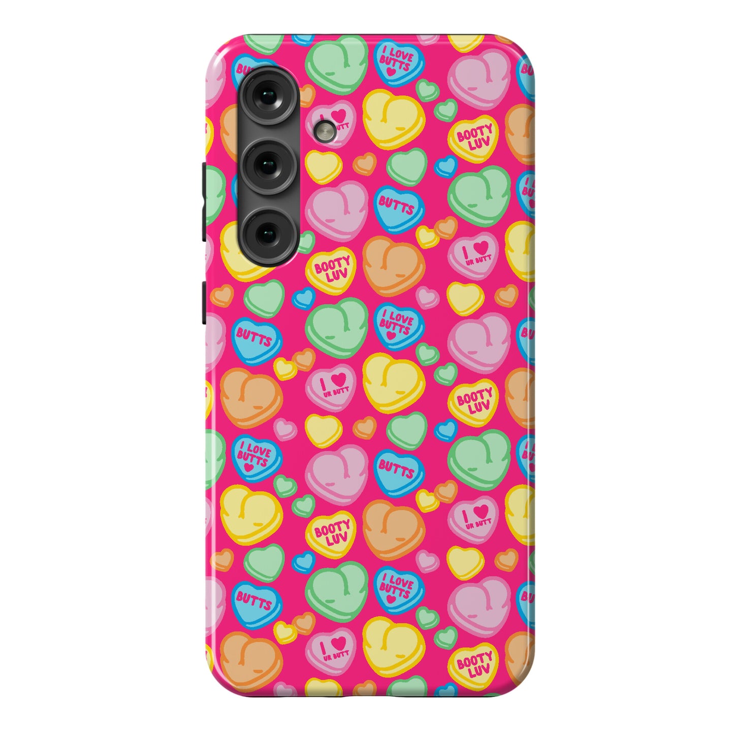 Candy Heart Butts Phone Case