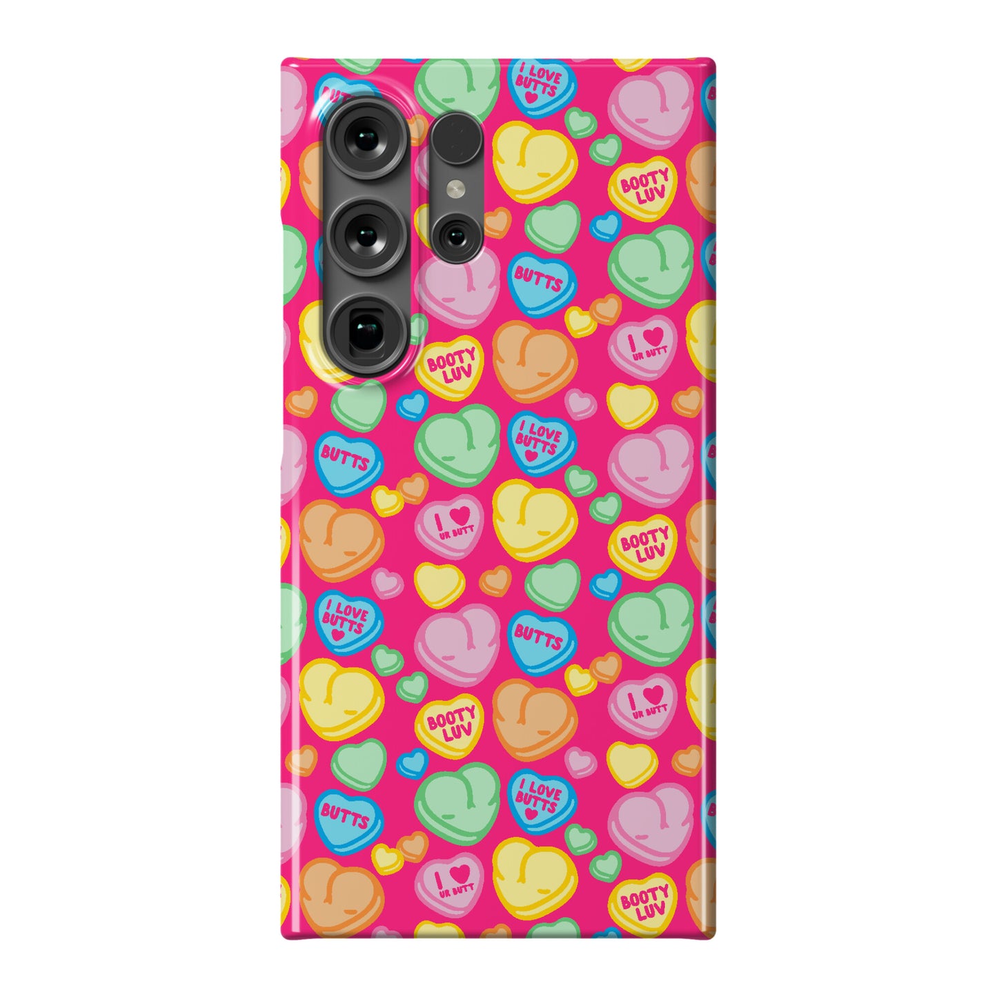 Candy Heart Butts Phone Case