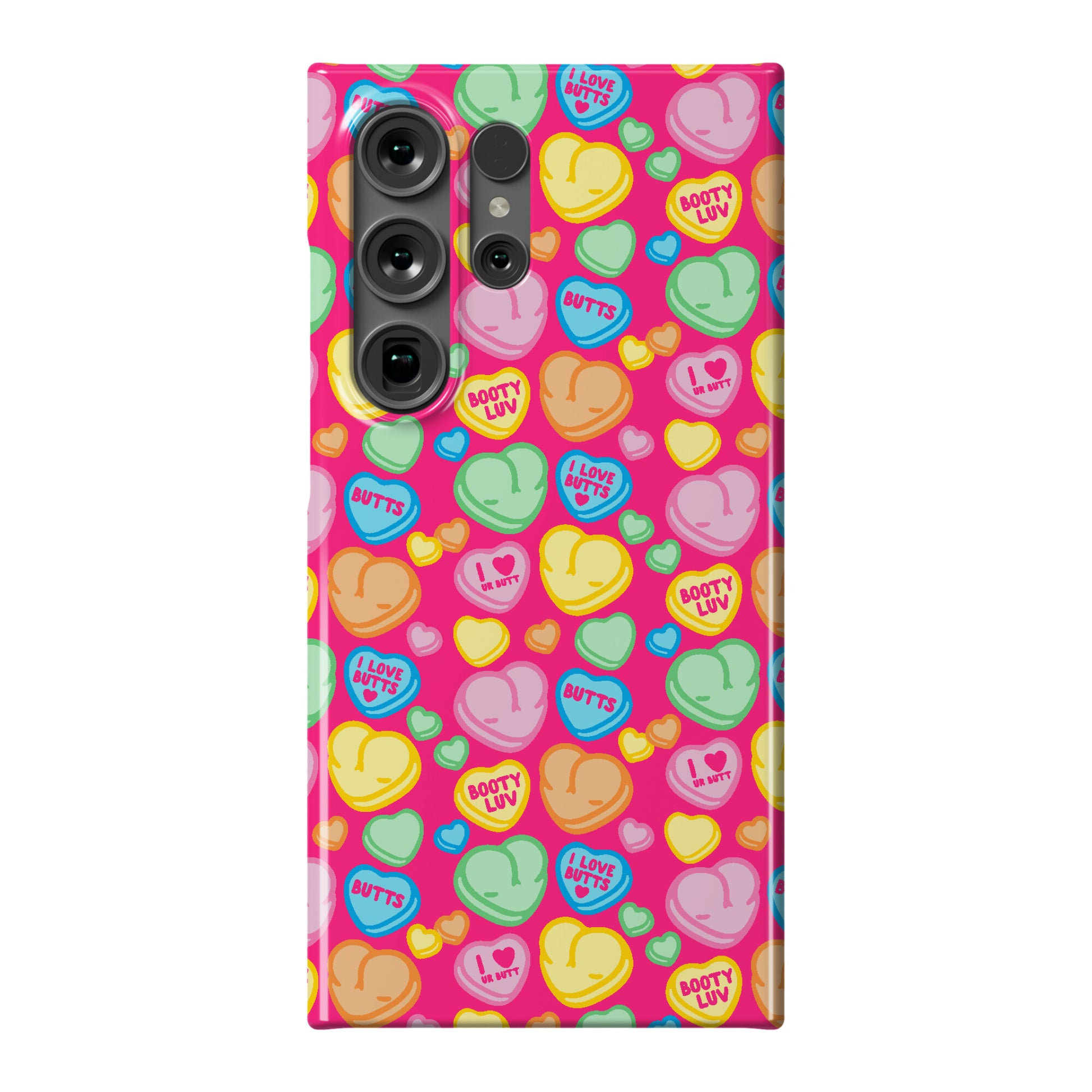 Candy Heart Butts Phone Case