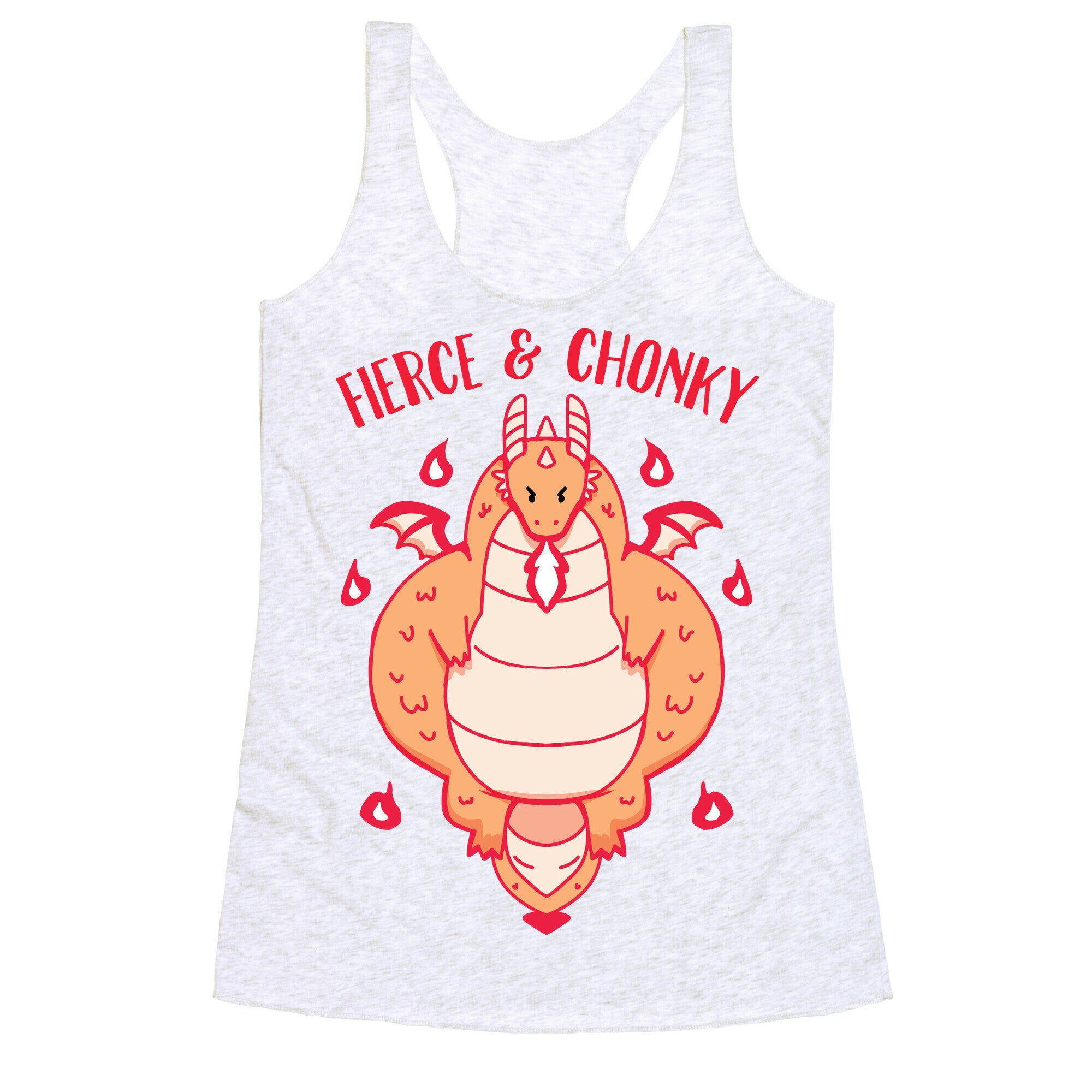 Fierce and Chonky Racerback Tank