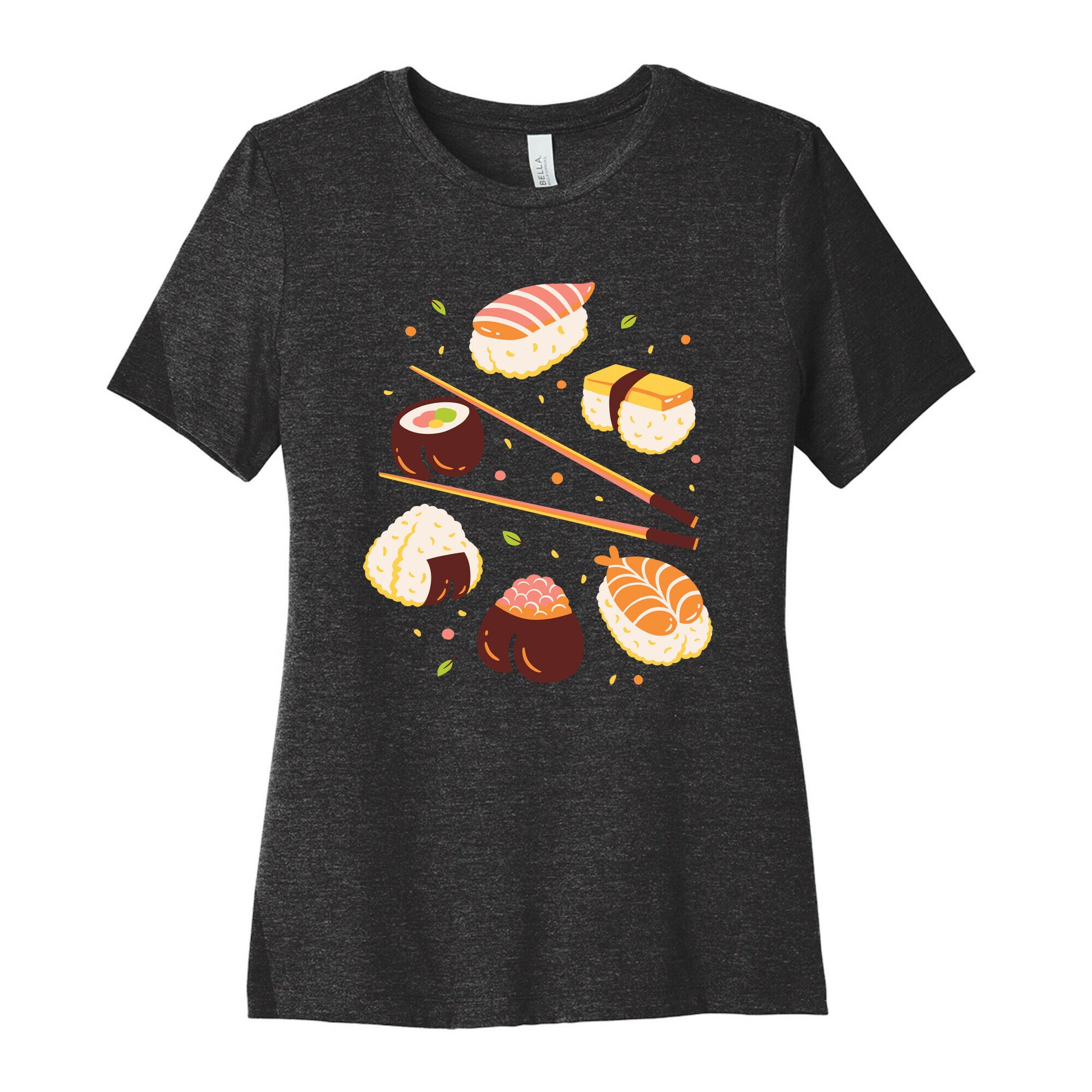 Subtle Sushi Booty Women's Cotton Tee