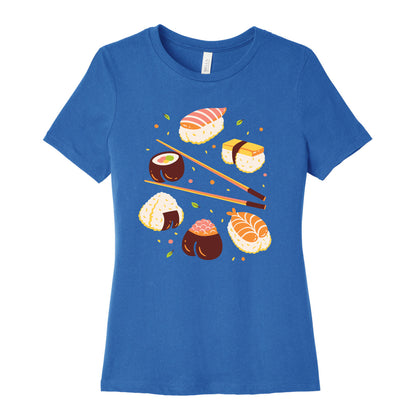 Subtle Sushi Booty Women's Cotton Tee