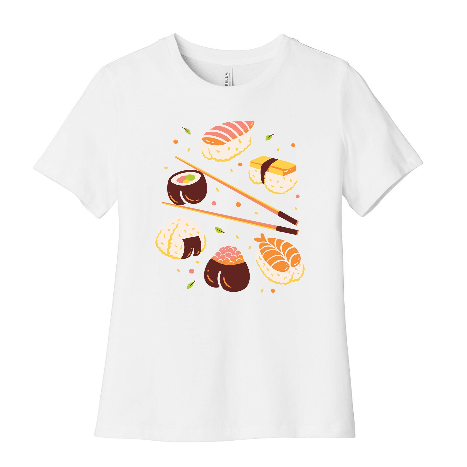 Subtle Sushi Booty Women's Cotton Tee