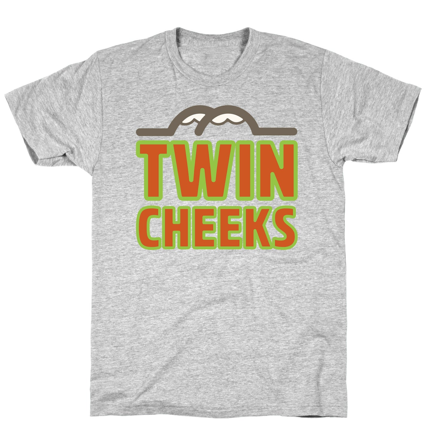 Twin Cheeks Parody T-Shirt