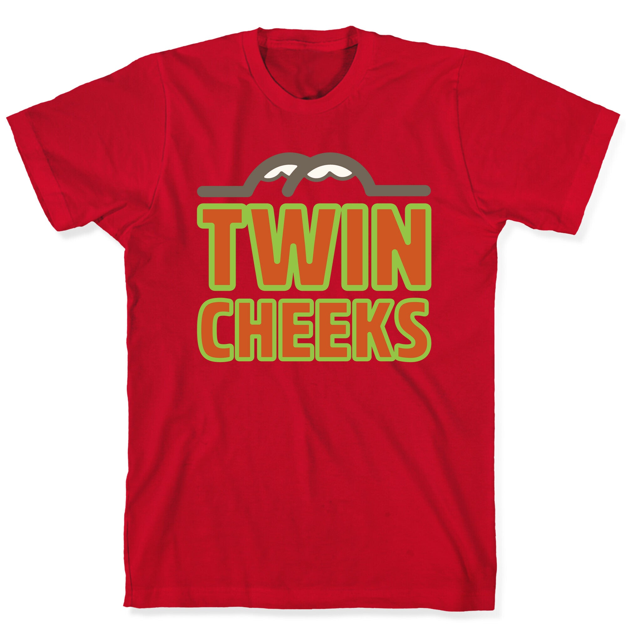 Twin Cheeks Parody T-Shirt