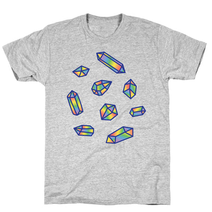 Rainbow Crystal Pattern T-Shirt