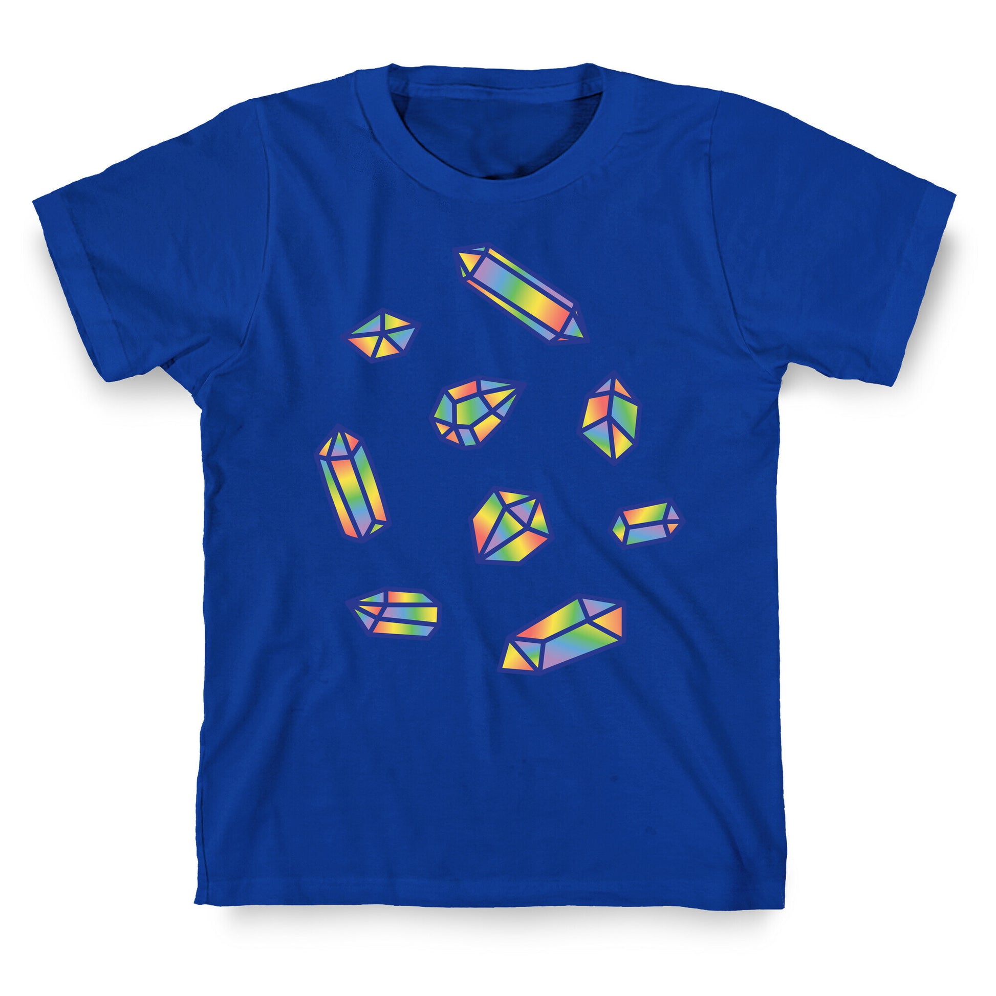 Rainbow Crystal Pattern T-Shirt