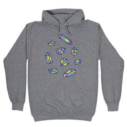 Rainbow Crystal Pattern Hoodie