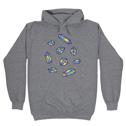 Rainbow Crystal Pattern Hoodie