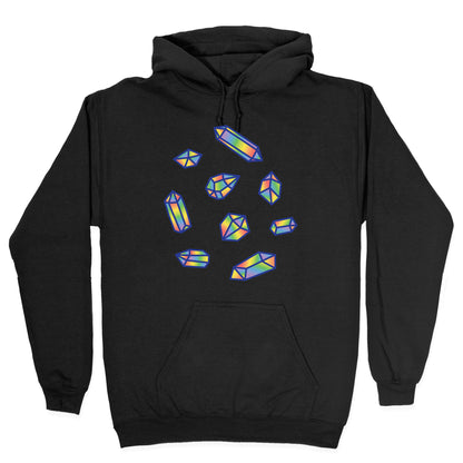 Rainbow Crystal Pattern Hoodie